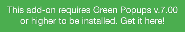 Secure Downloads - Green Popups Add-On